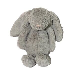 Jellycat Bashful Bauys Silver Gray Bunny Plush Stuffed Floppy Ears